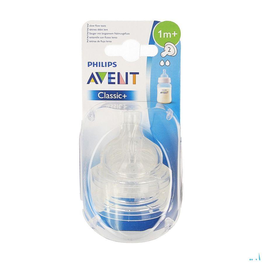 Philips Avent Zuigspeen Slow 2gaten 2 Scf632/27  -  Bomedys