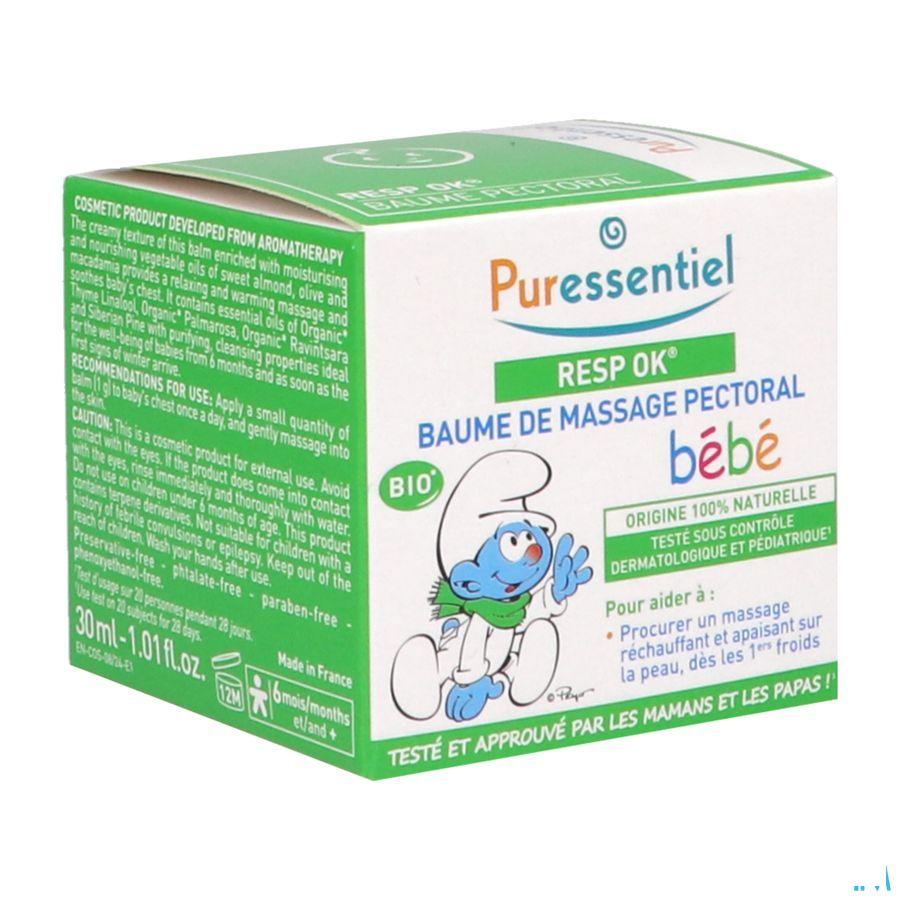 Puressentiel Ademhaling Massagebalsem Baby 30 ml  -  Puressentiel
