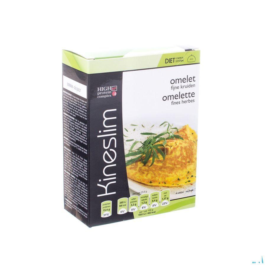 Kineslim Omelet Fijne Kruiden Poeder Zakje 4  -  Ocebio