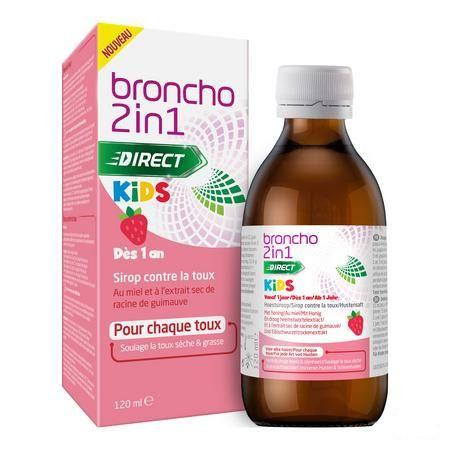 Broncho 2In1 Kids Cough Syrup 120 ml  -  Perrigo