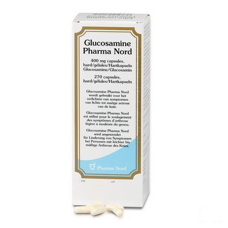 Glucosamine Pharma Nord Capsule 270 X 400 mg  -  Pharma Nord