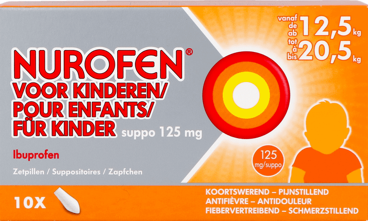 Nurofen Enfant 125 mg Suppo 10 X 125 mg