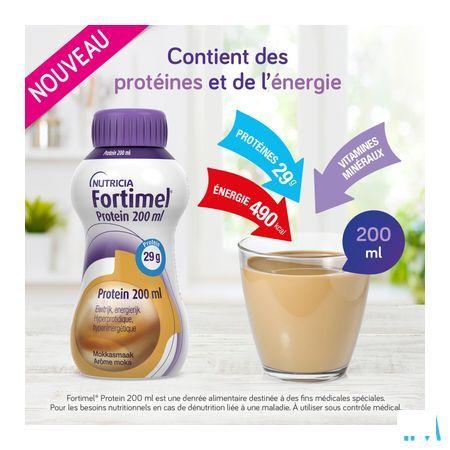 Fortimel Protein 200 ml Fraise Givree 4X200 ml  -  Nutricia