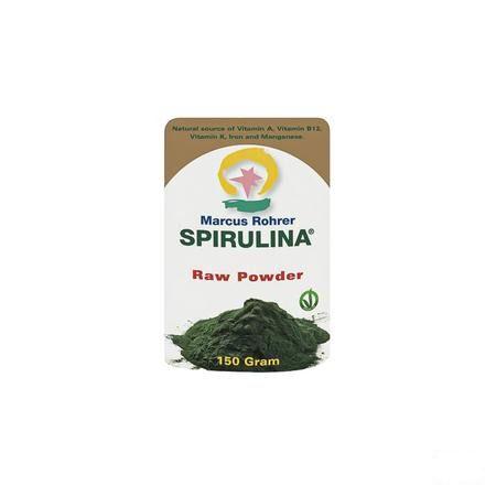 Marcus Rohrer Spirulina Raw Doypack Poudre 150 gr