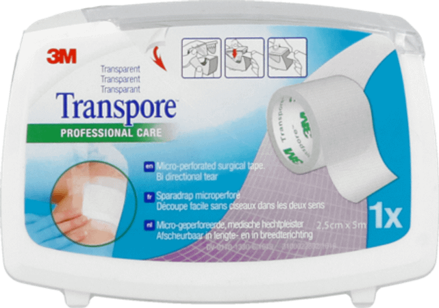 Transpore N/disp. 25mmx5m 1527p-1sd  -  3M
