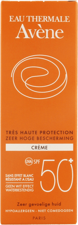 Avene Zonnecreme Ip50 + 50 ml  -  Avene