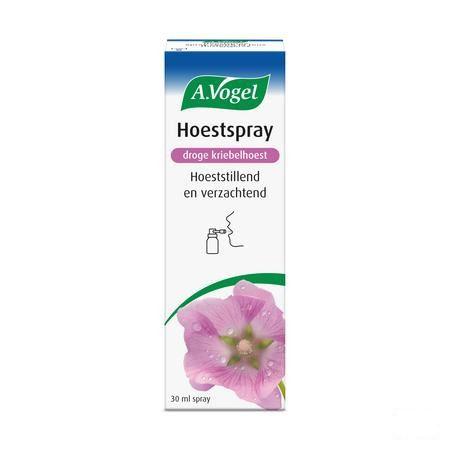 Vogel Hoestspray Droge Hoest-kriebelhoest 30 ml  -  A.vogel