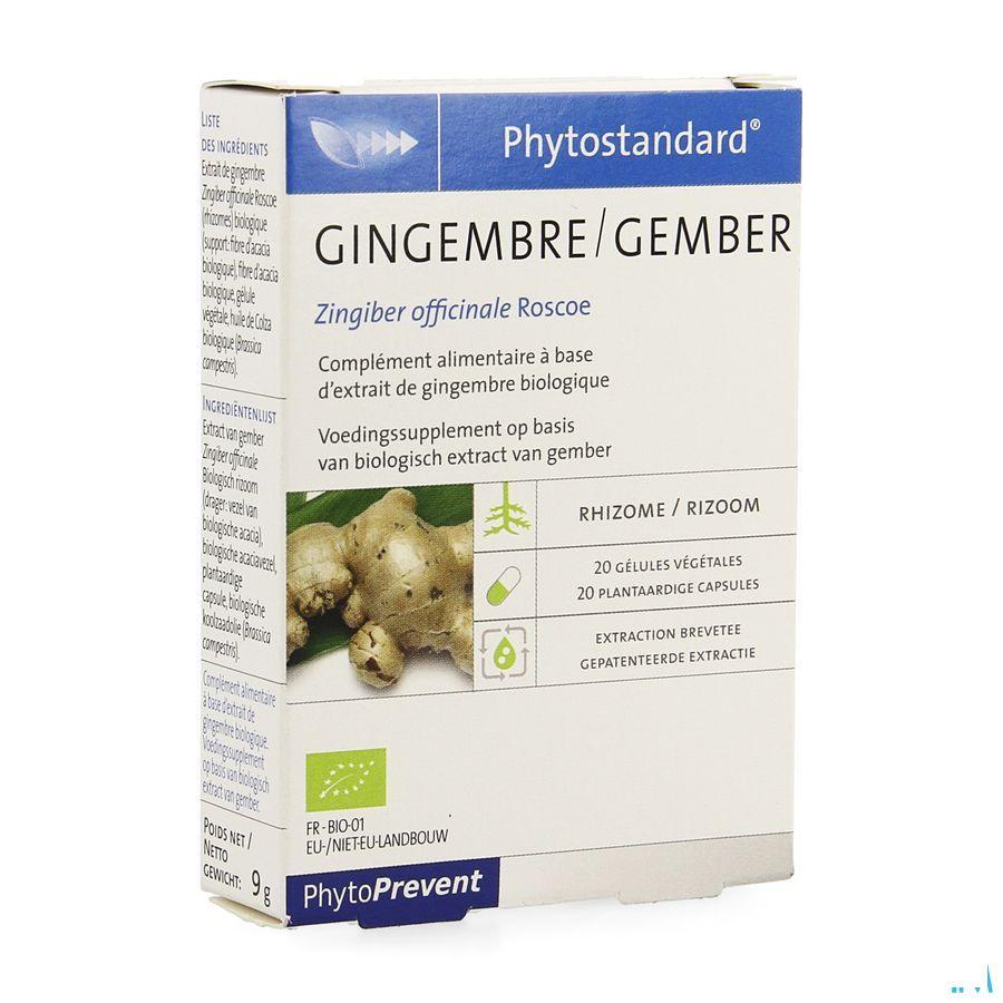 Phytostandard Gingembre Capsule 20  -  Pileje