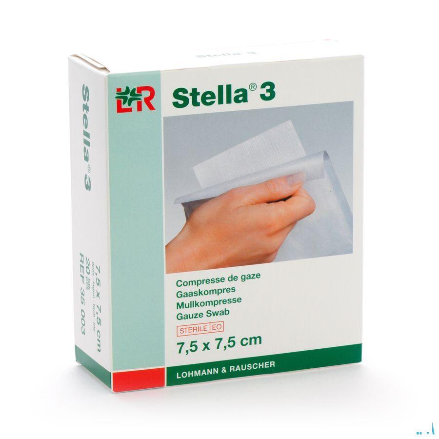 Stella 3 Compresse Sterile 7,5x7,5cm 20 35003  -  Lohmann & Rauscher
