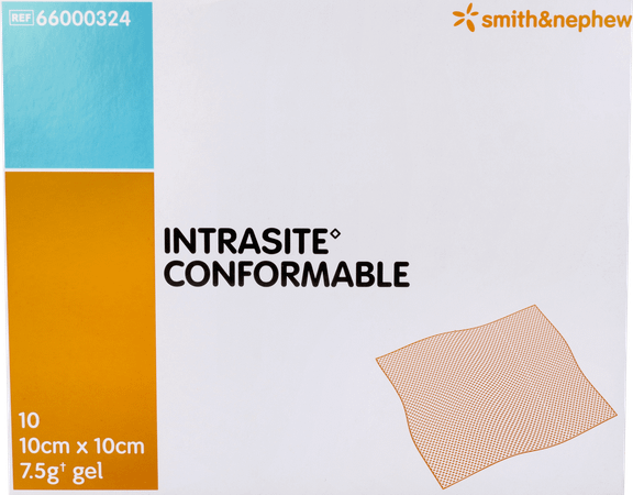 Intrasite Confor. Kp + gel 10x10cm 10 66000324  -  Smith Nephew