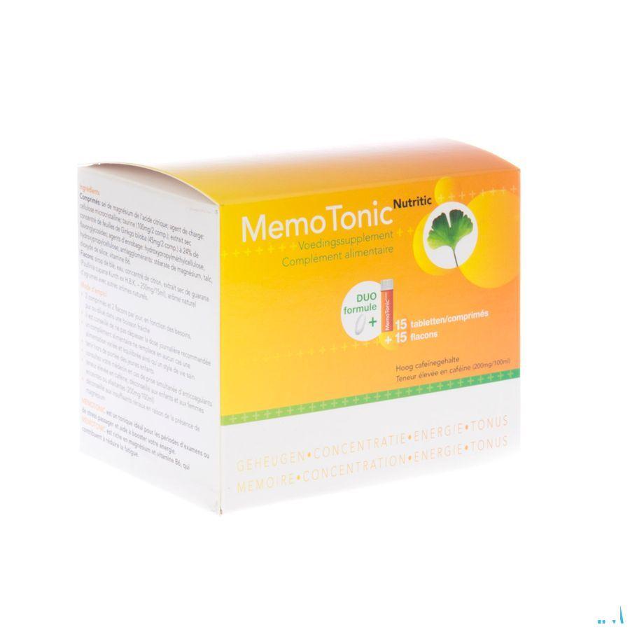 Memotonic 15 Comprimes + 15 Flacons 5761  -  Revogan