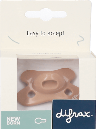 Difrax Fopspeen Natural Newborn Uni/Pure Assorti