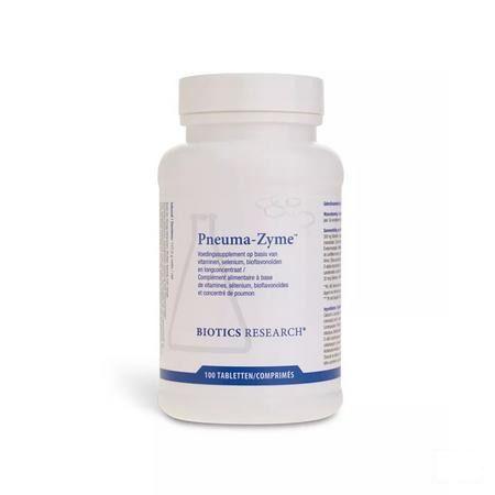 Biotics Pneuma-Zyme 100 tabletten  -  Energetica Natura