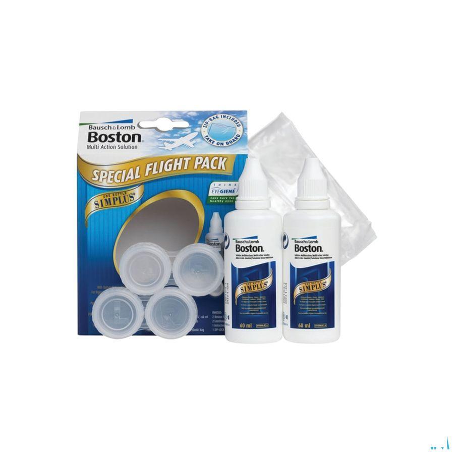 B & L Boston Simplus Flight Pack 2 x 60 ml