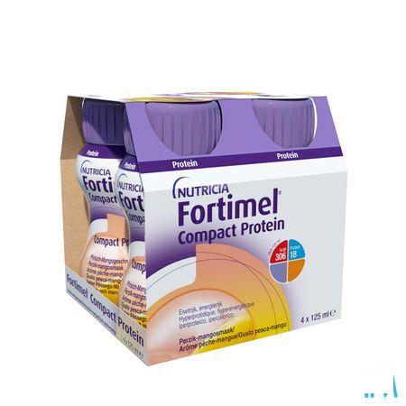 Fortimel Compact Protein Perzik-mango 4x125 ml  -  Nutricia