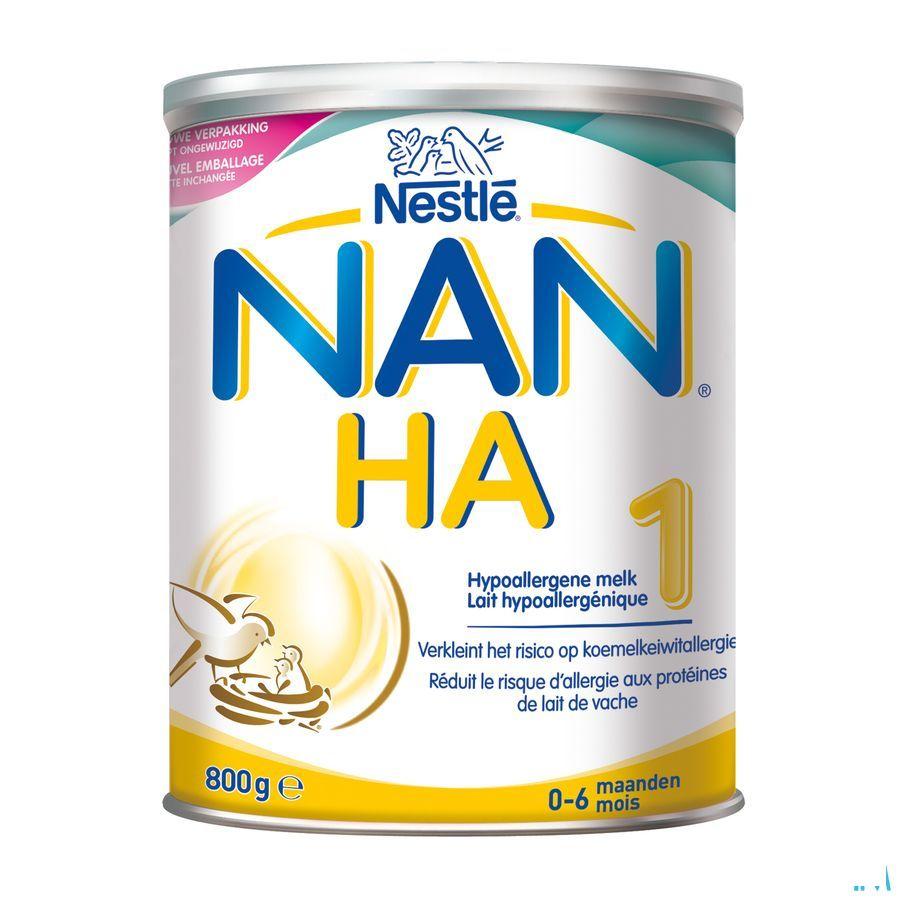 Nan Ha 1 Lait Poudre 800 gr  -  Nestle