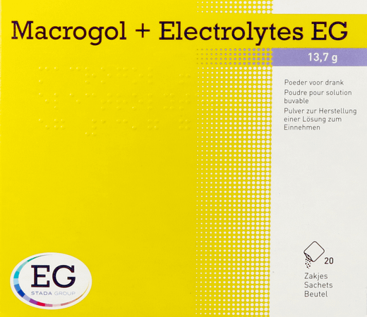 Macrogol + electrolytes EG 13,7g Poudre Sachets 20  -  EG