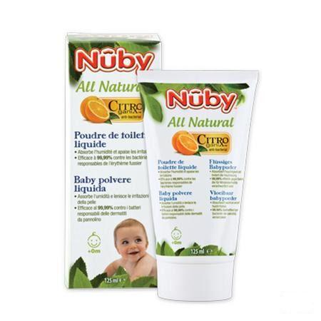 Nuby Citroganix Poudre De Toilette Liquide 125 ml - 0m +   -  New Valmar