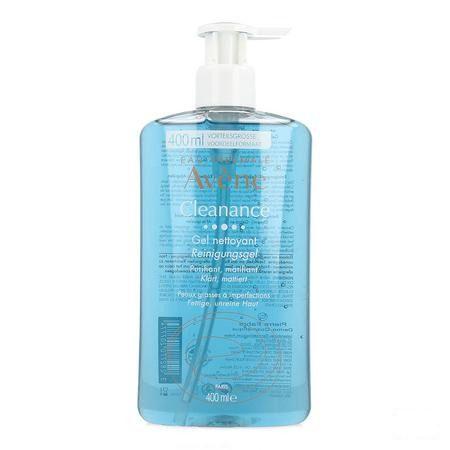 Avene Cleanance Gel Nettoyant 400 ml  -  Avene
