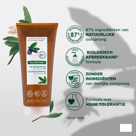 Klorane Lichaam Douchegel Tonkaboon 200 ml