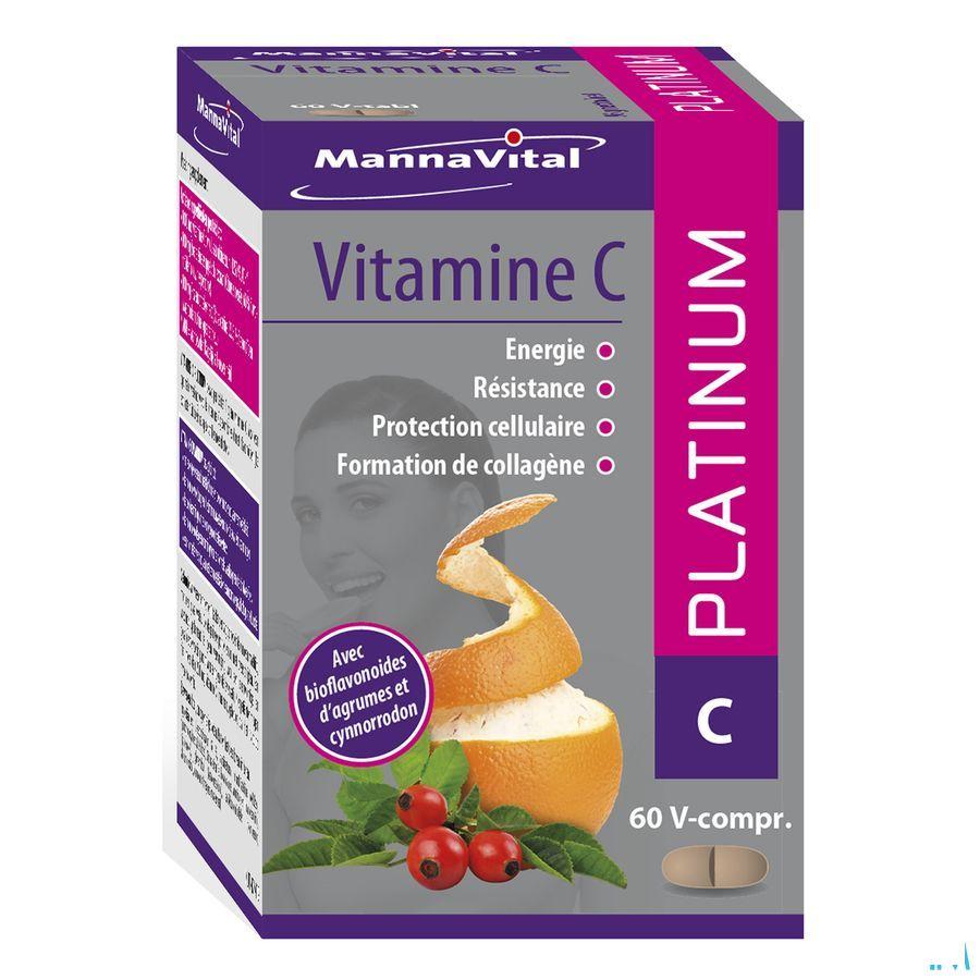Mannavital Vitamine C Platinum V-comp 60