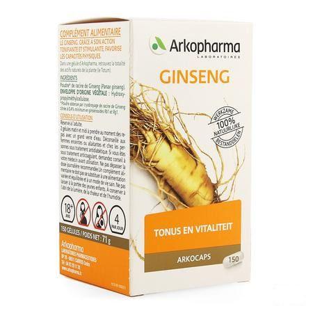 Arkocaps Ginseng Plantaardig 150  -  Arkopharma