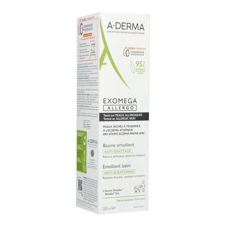 Aderma Exomega Allergo Balsem Emolierend Tube200 ml  -  Aderma