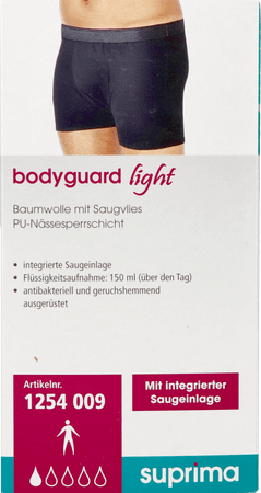 Suprima 1254 Bodyguard Light Man Zwart T8