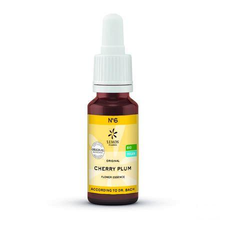Bachbloesem Bio Nr 06 Cherry Plum 20 ml  -  Eureka Pharma