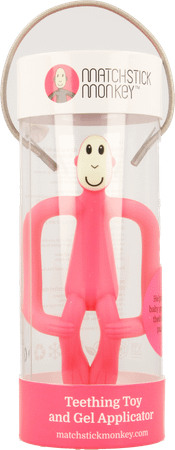 Matchstick Monkey Bijtring Roze  -  Bomedys