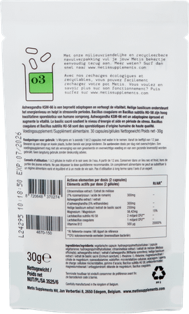 Metis A/Stress 03 Eco Refill Caps 30