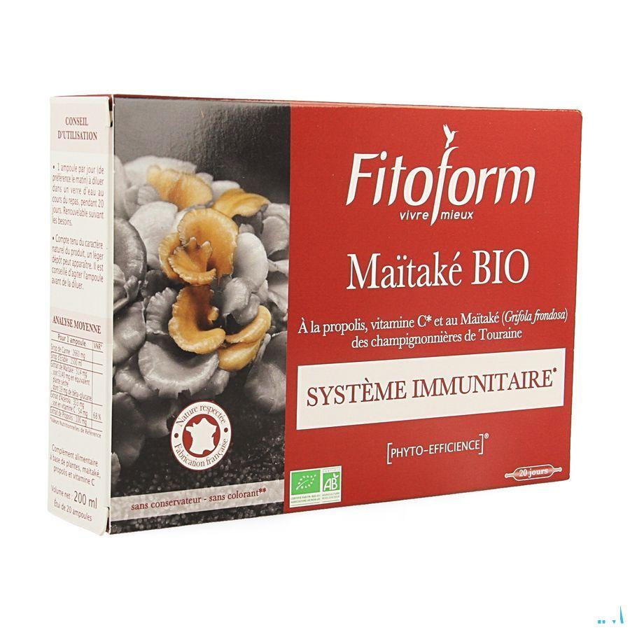 Force & Denfense Maitake Bio Ampullen 20x10 ml Fitoform  -  Bioholistic Diffusion