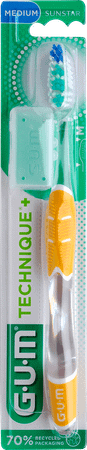 Gum Brosse Technique Compact Medium+Softpicks 493M