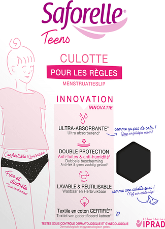 Saforelle Ultra Absorberende Slip 1E Maandst. 14J