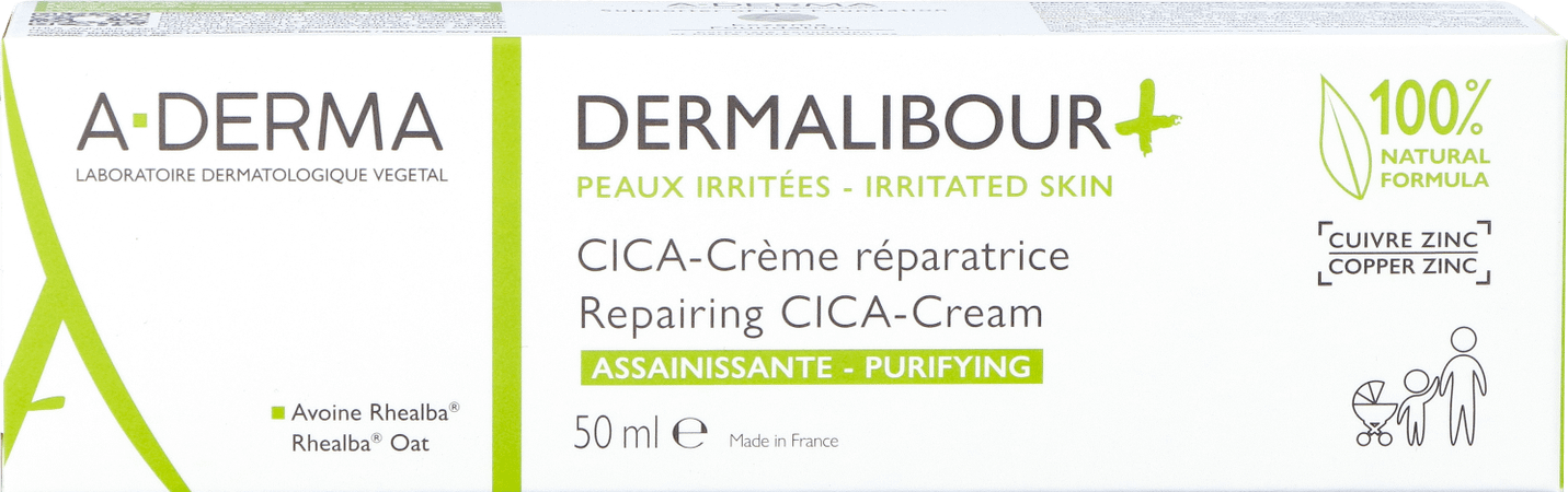 Aderma Dermalibour+ Cicacreme Reparatrice 50ml  -  Aderma