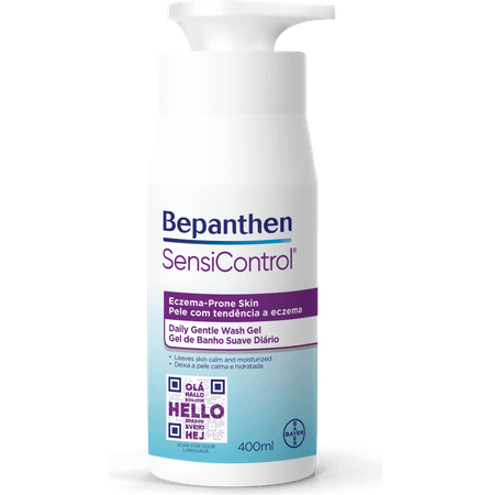 Bepanthen Sensicontrol Gel Lavant Fl 400 ml
