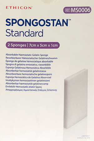 Spongostan Standaard 70x50x10mm 2 Ms0006