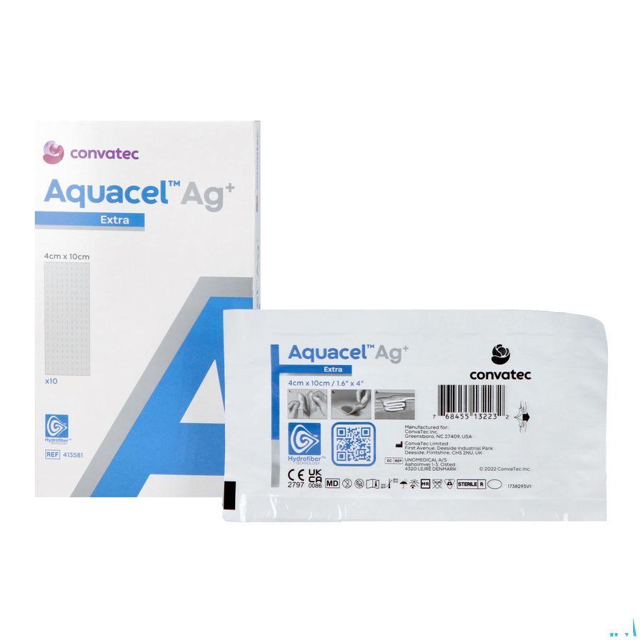 Aquacel Ag+ Extra 4 X 10Cm 10 413581