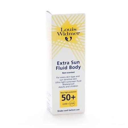 Widmer Sun Extra Fluid Body 50 + N/parf Tube 100 ml  -  Widmer Louis