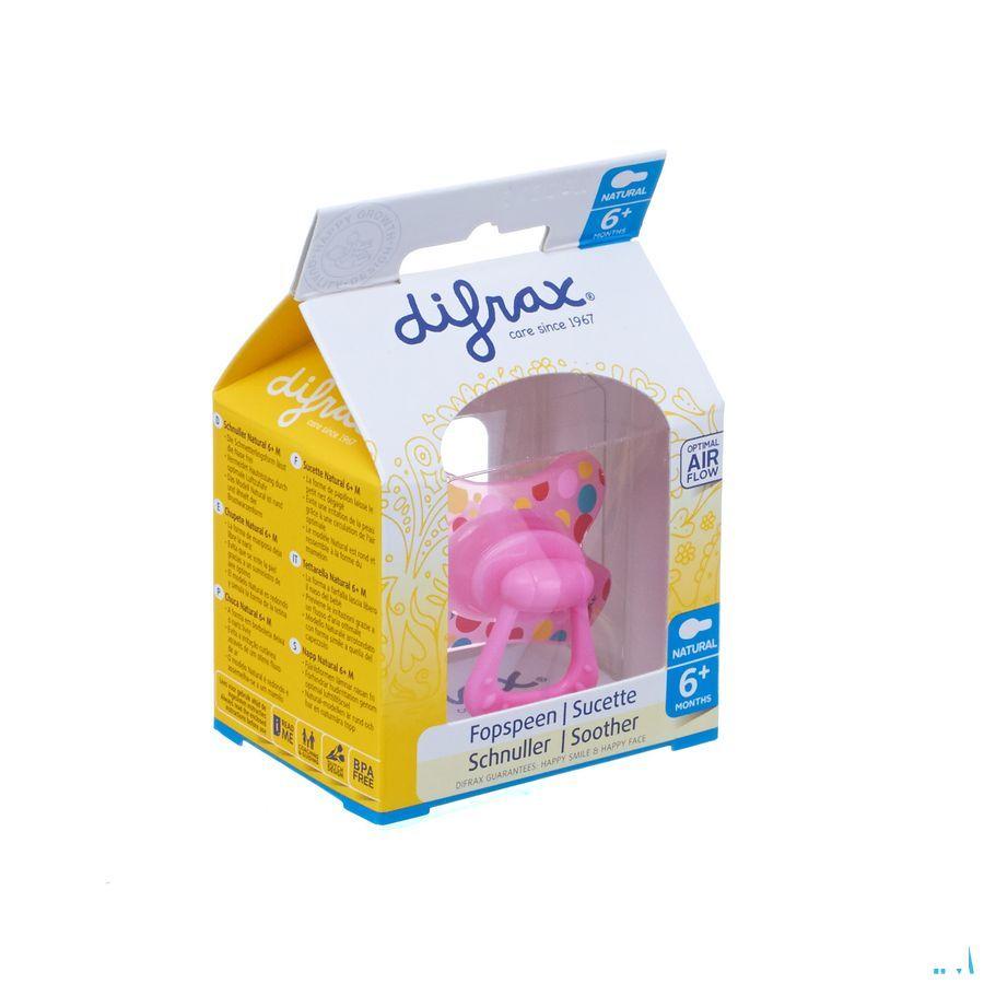 Difrax Fopspeen Natural 6 + M  -  Difrax