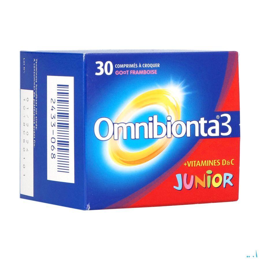 Omnibionta-3 Junior Framboise Comprimes à Croquer 30