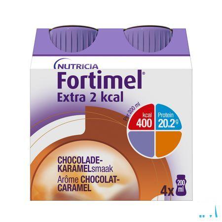 Fortimel Extra 2Kcal Chocolade Karamel 4X200 ml  -  Nutricia