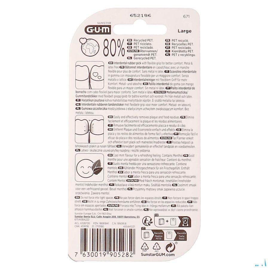Gum Soft Picks Minty Large 40