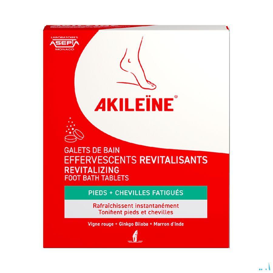 Akileine galets Bain Efferv.Revitalisants 6X20g