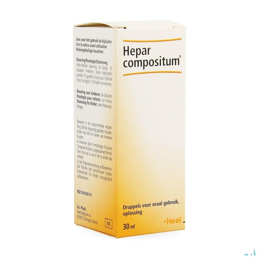 Hepar Compositum Drinkbare Oplossing Druppels 30 ml  -  Heel