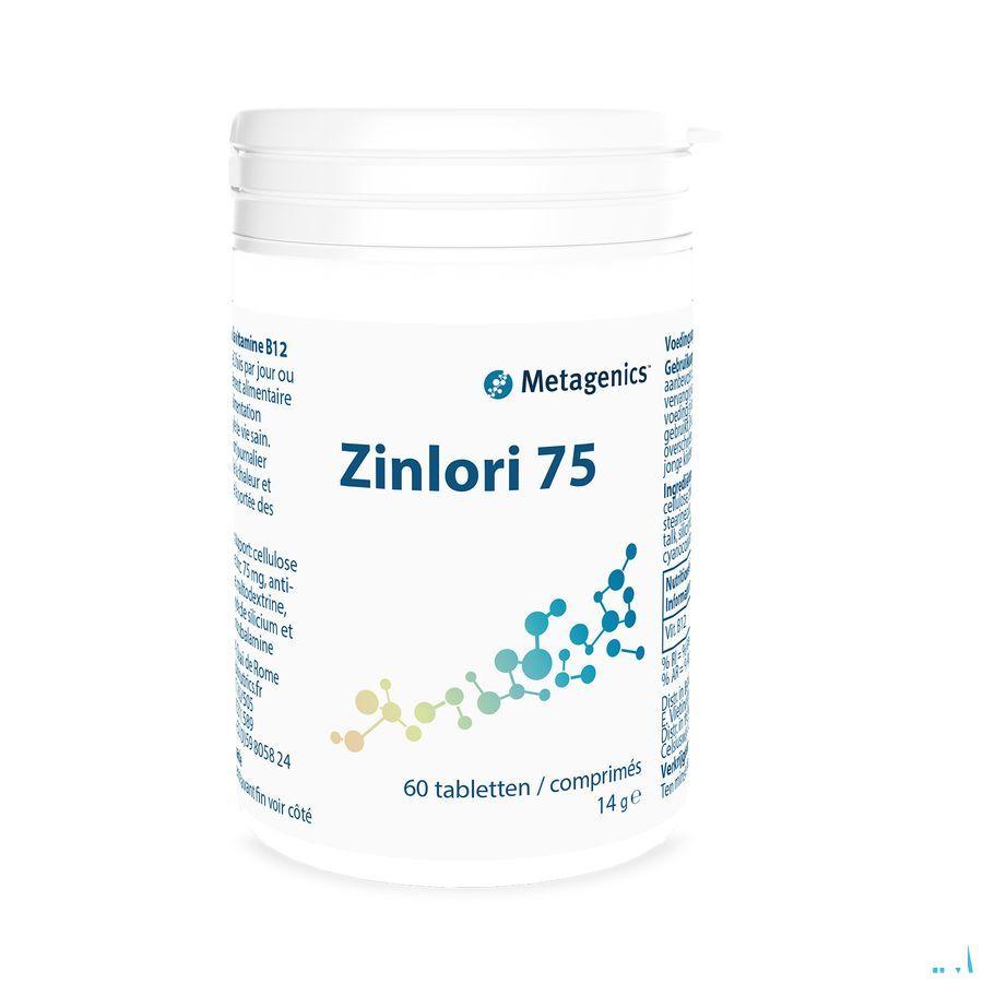 Zinlori 75 Comprimes 60 4216  -  Metagenics