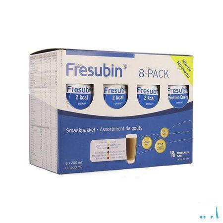 Fresubin 8-Pack Drink Assortiment Fl 8X200 ml