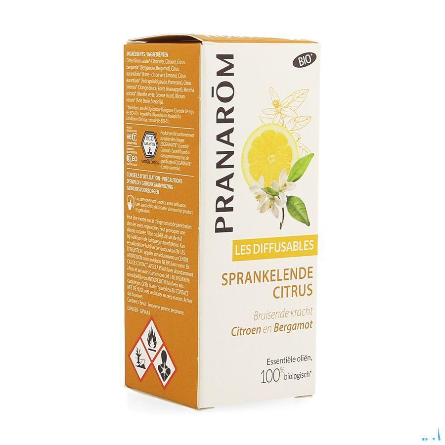 Les Diffusables Zeste Tonique Melange Diff. 30 ml  -  Pranarom