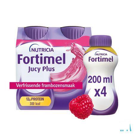 Fortimel Jucy Plus Framboos Verfr. 4 x 200 ml 185087