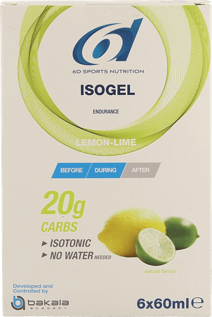 6D Sixd Isogel Lemon Lime 6X60 ml